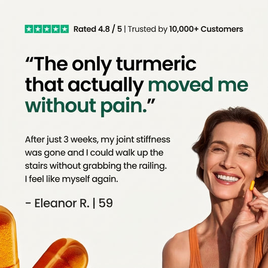 Ferosia™ Pure Turmeric Curcumin 95 — 1,300mg Joint Support Complex
